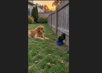 Every Night, Cooper Carried a Blue Bowl to the Fence. When His Family Found Out Why, Everything Changed.