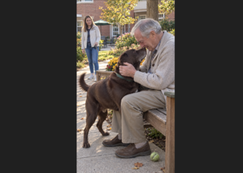 Every Morning, Archie Returned to an Empty Park Bench. Then His New Owner Learned Who He Was Waiting For.