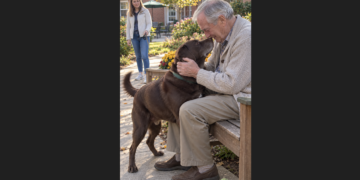Every Morning, Archie Returned to an Empty Park Bench. Then His New Owner Learned Who He Was Waiting For.