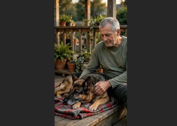 A Police Officer Adopted His Retired K9 Partner So They Could Stay Together. Five Years Later, He Was Beside Him for Their Final Goodbye.