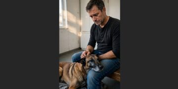For Nine Years, Ace Worked Beside His K9 Partner—In Their Final Moments, the Weak Old Dog Lifted Both Paws Around Him