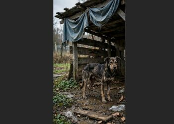 Aiza Was Left Tied Up After Her Owners Moved Away—Weeks Later, Rescuers Found Her Barely Alive
