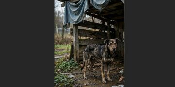Aiza Was Left Tied Up After Her Owners Moved Away—Weeks Later, Rescuers Found Her Barely Alive