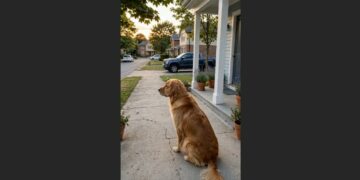 Every Evening, Buddy Returns to the Same Spot on the Porch and Watches the Driveway for Someone Who Still Hasn’t Come Home