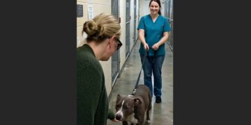 A Man Returned His Pit Bull to the Shelter and Demanded He Be Put Down for Biting Him. Two Days Later, a Bruised Woman Walked In and Revealed Why the Dog Had Attacked