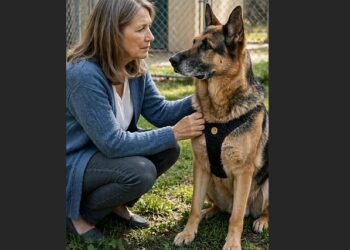 A Police Dog Lost His Handler and Was Sent to a Shelter. With Only Three Days Left, the Officer’s Widow Came Back for Him.